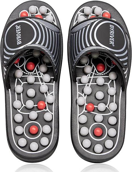 BYRIVER Tension Fatigue Relief Massager Slippers BYRIVER