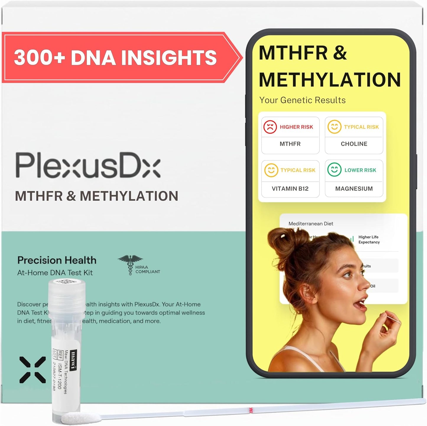 PlexusDX Genetic Methylation Test Kit & MTHFR Testing Kit PlexusDX