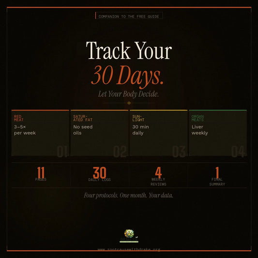 30-Day Food Tracking Notebook: Complement to "They Changed the Story" Drake FM